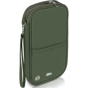 Travel Document Organizer with RFID, Family Passport Holder, Wallet for Women & Men, Portable &  Case for Cards, Boarding Pass,