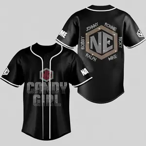Personalized New Edition Baseball Shirt, New Edition NE Candy Girl Jersey