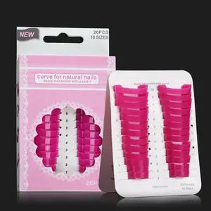26pcs Nail Polish Spill-Resistant Stencil Mold Polish Shield Protect Leaking Cover Tools