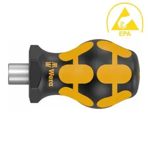 Wera 05008881001 ESD Stubby Magnetic Bitholding Screwdriver