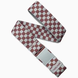Arcade Check Belt - Performance Stretch, All Thrill No Chill, Made for Movement, Turns Heads Standing Still
