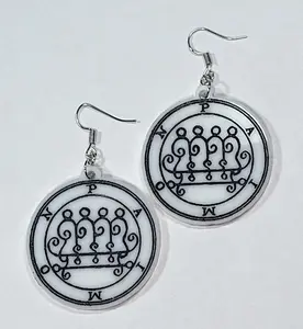 Hereditary Paimon Symbol Earrings - Gift for Daughter