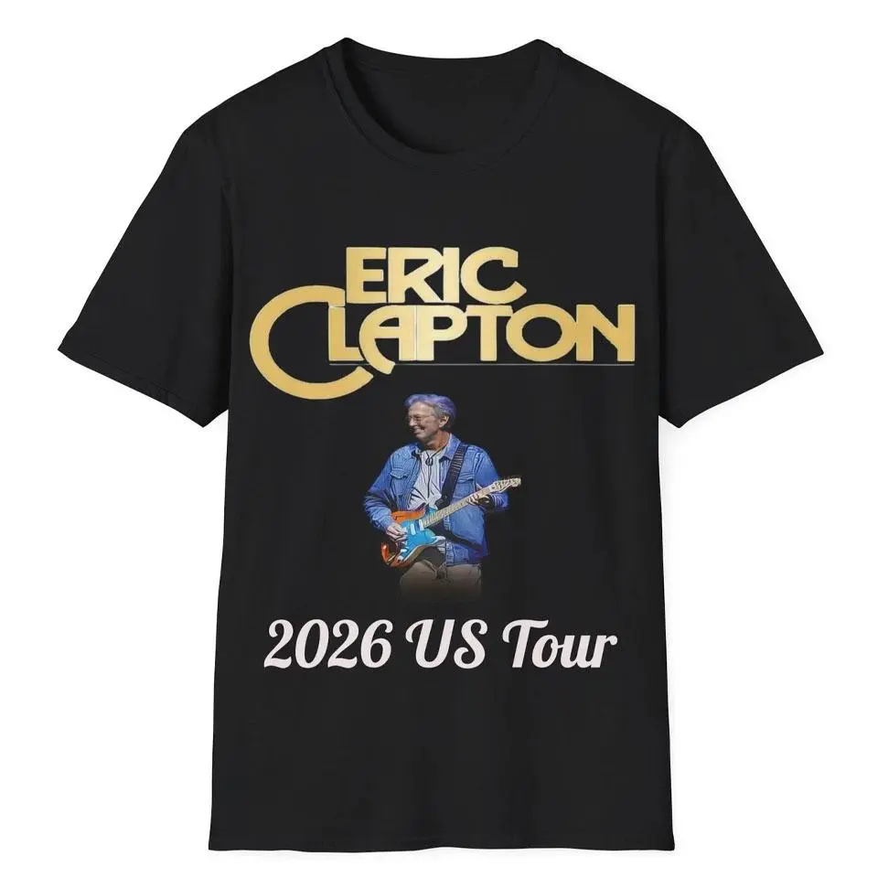 Eric Clapton US Tour 2026 Unisex Soft Cotton T-Shirt