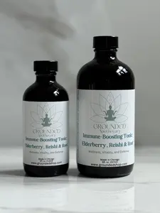 Elderberry Immune-Boost Tonic - Natural Immune Support, 1-2 Tbsp Daily for a Powerful Immune Boost