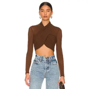 Bardot Aliyah Top in Chocolate