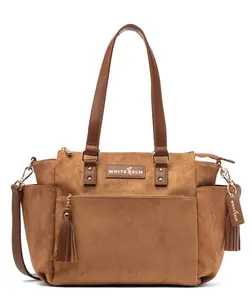 Gemini Mini Convertible Backpack - Honey Vegan Suede - [OUTLET FINAL SALE]