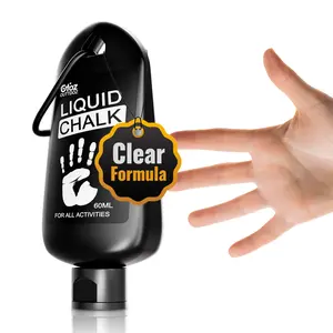 OUTTDOZ Clear Liquid Chalk for Hands – Low Residue Grip for Gym, Lifting, Climbing, Pickleball & Training – Lightweight, Less Mess, Quick-Dry Formula – 60 ml