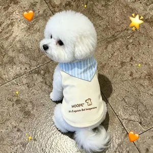 Pet dog clothes, summer thin style, breathable vest, suitable for Bichon Frise, Teddy, West Highland White Terrier, Yorkie, and other small dog breeds
