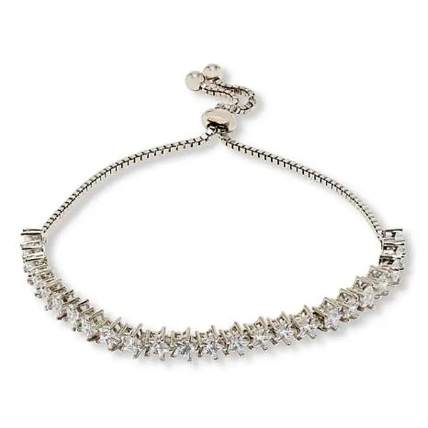 Radiance by Absolute™ 4mm Star Cut Adjustable Tennis Bolo Bracelet