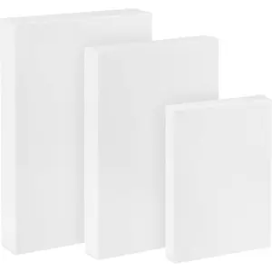 12-Pack White Gift Boxes with Lids - Multi-Pack Gift Wrap Boxes for Clothes, Apparel, Christmas and Births, Assorted Sizes