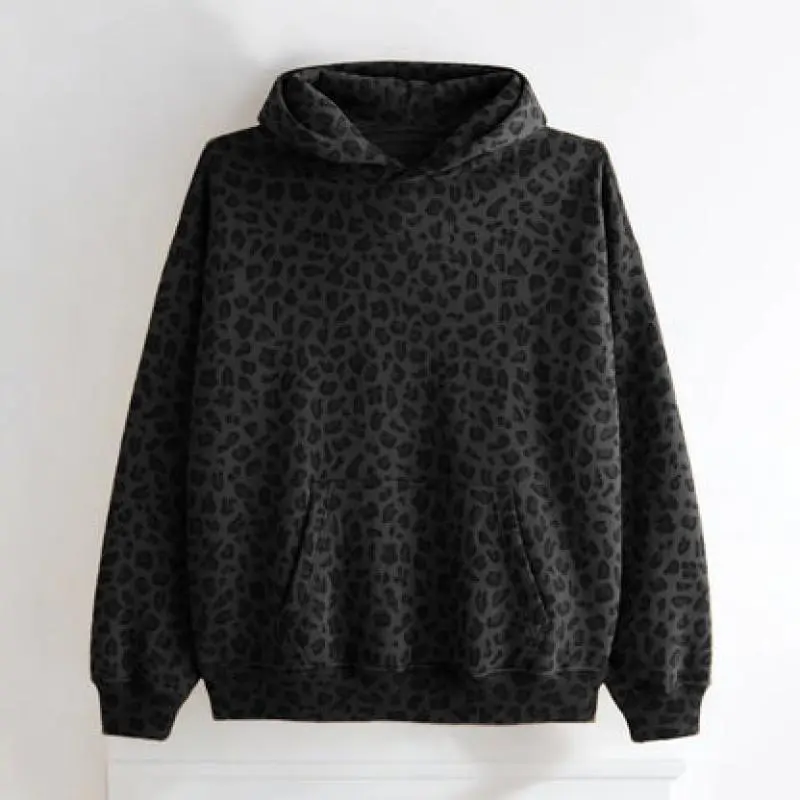 Leopard Hoodie - Trendy Unisex Oversized - Chetah Hoodie - Streetwear for Man Women - Camo Hoodie