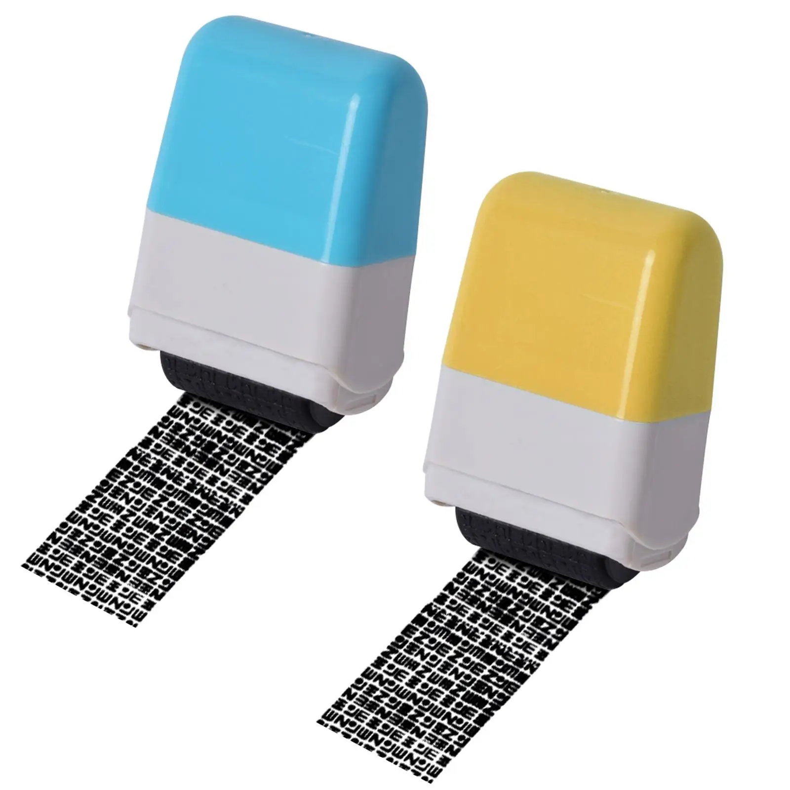 Stamp Roller For Correction, 2 Counts Identity And Address Protection Privacy Roller Stamp, Security Stamp For Home & Office, Boyfriend Gifts, School