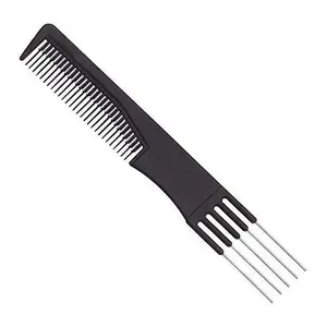 Volume Lift Hair Styling Comb – 2-Piece Set in Sleek Black Finish