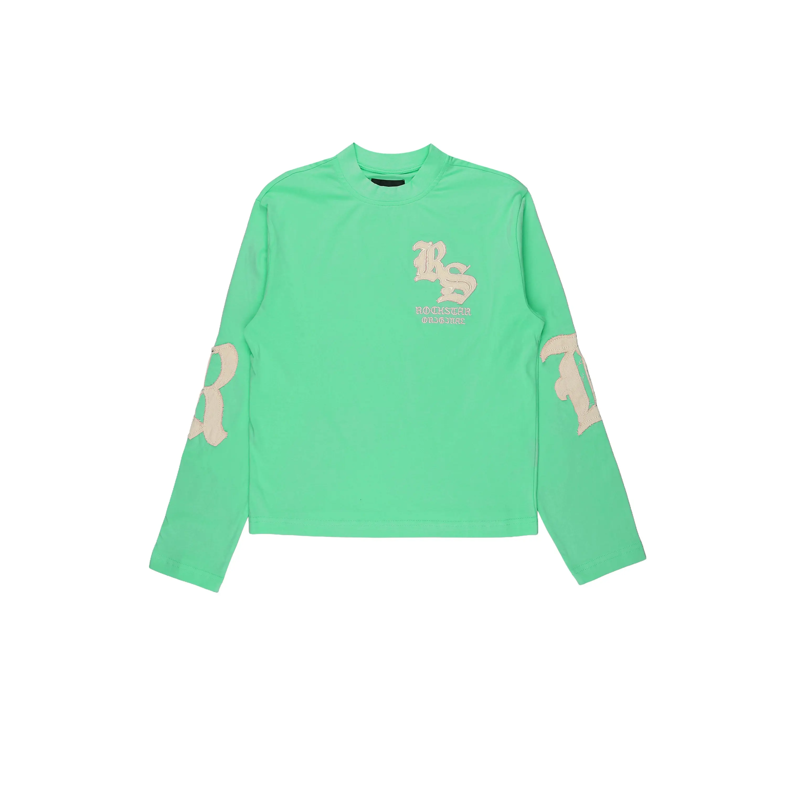 Boys Shire Green/Cream Long Sleeve Graphic T-Shirt Boys Shire Green/Cream Long Sleeve Graphic T-Shirt