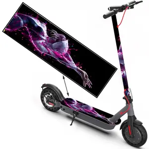 1 splash ink dancing girl trendy cool, trendy scooter sticker, skateboard sticker, scooter floor mat sticker, cool skateboard accessories, PVC sticker easy to install suitable for Halloween decoration Christmas decoration gifts
