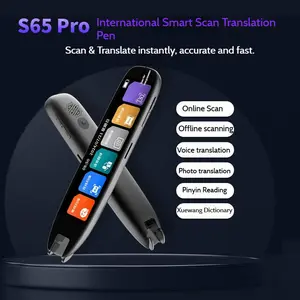 AI Translation Scanner Reading Pen - 142 Languages Voice & Text Translator with Offline Support, Bluetooth & WiFi - Reading Aid for Dyslexia, Students, Travel & Business Meetings