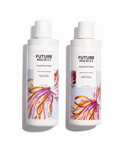 Future Society Haunted Rose Bodycare Bundle - Gentle Cleanser & Hydrating Cream for All Skin Types - Spicy Floral Scent - Daily Moisturizer