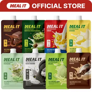 MEAL IT Protein Shake | Protein You Can Actually Chew, Crunchy Toppings Inside, 7 Pack or 5 Flavor Starter Pack