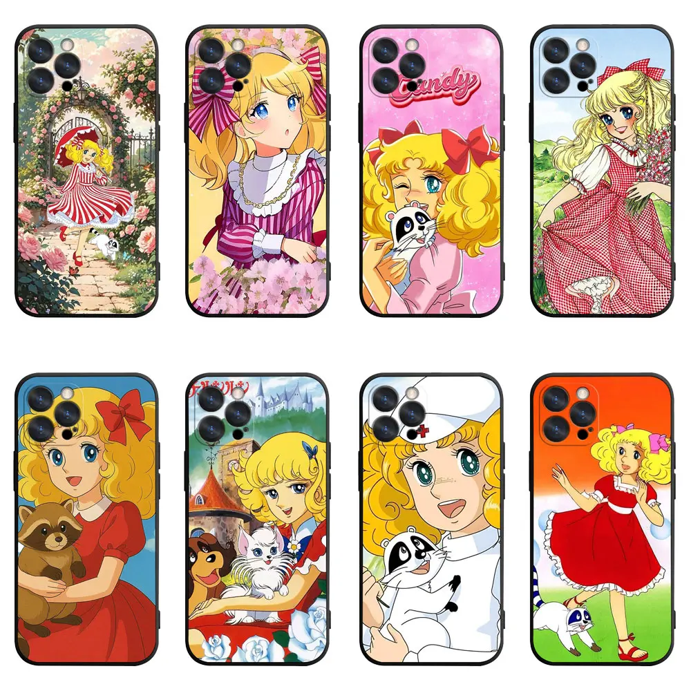 Candy Candy Phone Case | 80s Retro Shojo Anime Classic Candy White Art Cover For iPhone 11/12/13/14/15/16/17 Pro/Pro Max/Plus & Samsung S23/S24/S25/S26 Ultra, Protective Case For Candy Candy Fans, Birthday/Christmas Gift