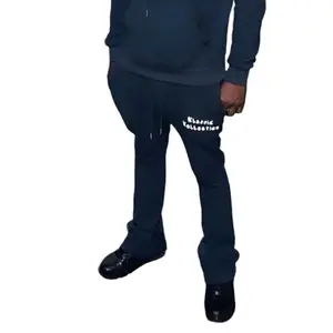 Klassik Kollection Stacked Blue Pants Slim Fit Casual Clothing Menswear Stylish Day Outdoor Plaid Trouser Underwear Man sweats fleece Casual Casual Clothing Casual Menswear Menswear Stylish Day Outdoor Plaid Trouser Man Stylish Clothing Menswear