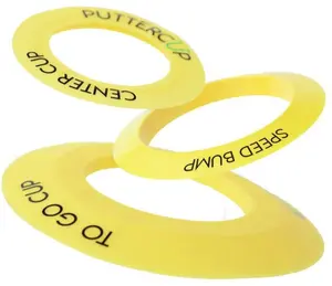 PUTTERCUP The Pressure Putt 3-Pack - Speed Bump, Center Cup & To Go Cup - 2nd Generation Training Aids for Adults - 3 Rings, 5 Modes - Save 17%