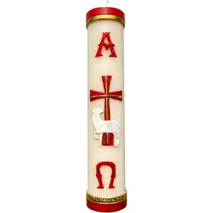 Religious Candles Catholic,Handmade Prayer Candles for Church Devotional Saint Blessed Mexican Gift,Paschal Candle,Cirios Religiosos Catolicos,Cirio Pascual,Veladoras Mexicanas,Escapularios Catolicos