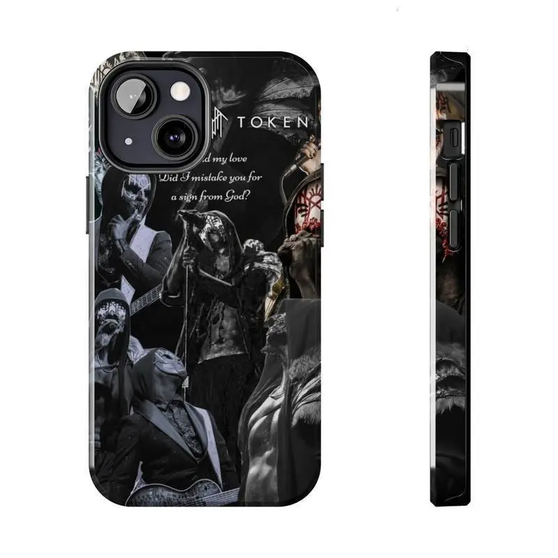 Black Sleep Token Themed Phone Case Premium Matte Texture, Protection, Shockproof, Anti-Drop, Anti-Fingerprint For IPhone 17-12, Pro Max, Pro Plus, and Samsung S25-22 Protection Safety 7