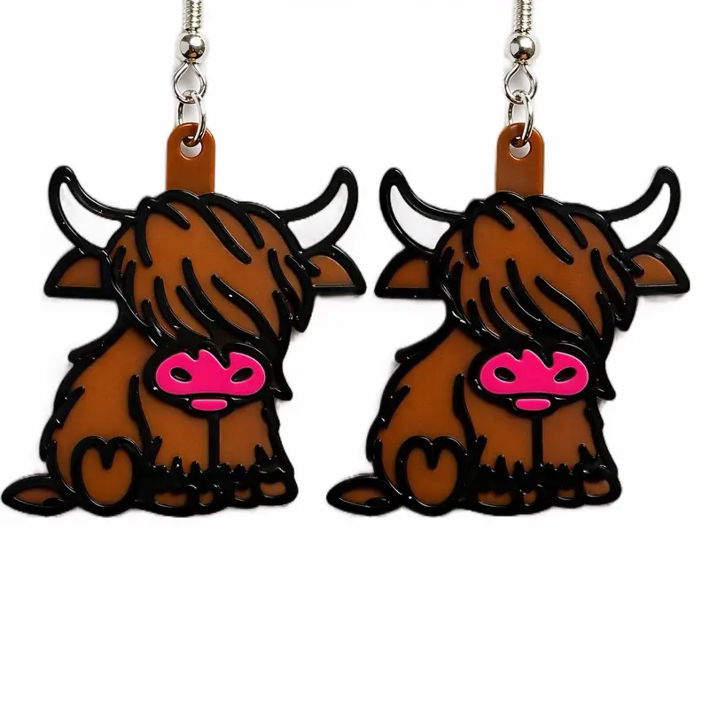 Highland Cow Earrings