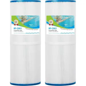Filter   for Unicel C-4950, Pleatco PRB50-IN, Filbur FC-2390, Jacuzzi J210/J220/J235/J245/J275, 413-212-02, 373045 Hot Tub Filters (2 Pack)