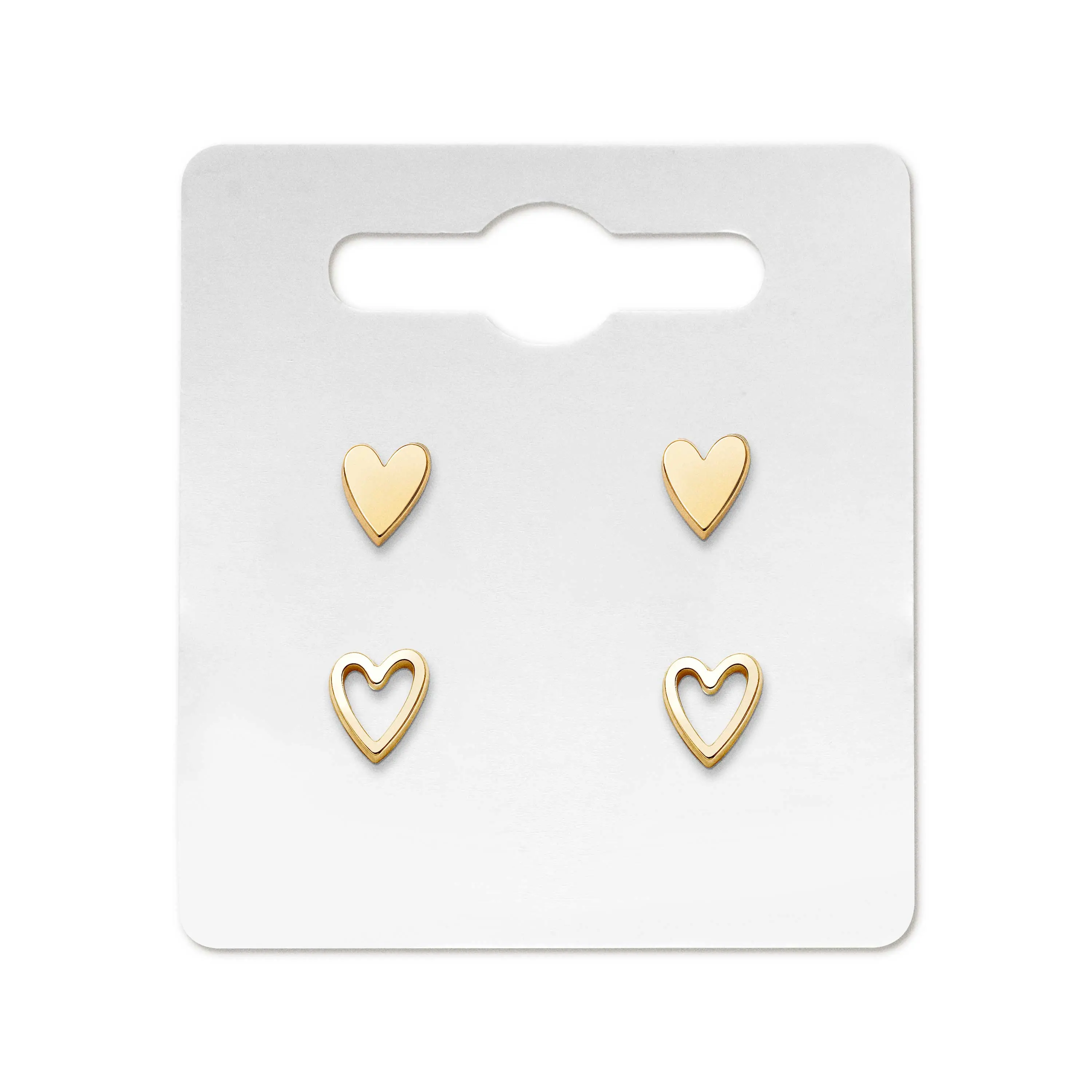 Alivia & Danny Exclusive Gold Lover Stud Earrings Set