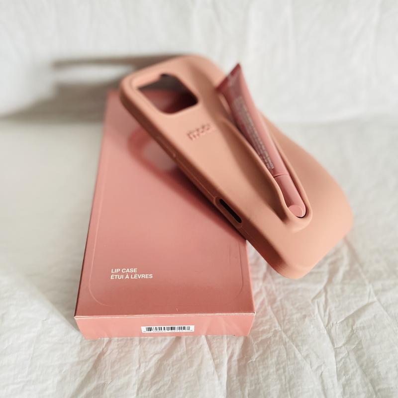 With Lip Gloss Phone Case for iPhone 16 15 14 13 Pro Max Plus