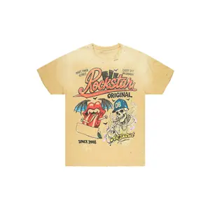 Batts Beige Oversized Graphic T-Shirt