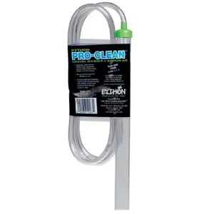 Python Gravel Tube 12" long 1' wide Pro-Clean Gravel Washer & Siphon Kit