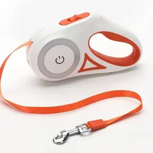 Pet Gift Set with Non-Slip Handle and LED Light, 3m Long Leash for Small Dogs and Cats, Adjustable for Night Walks and Summer Use