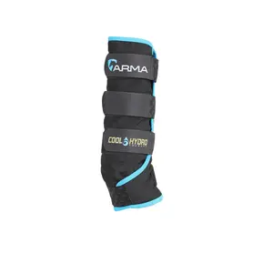 Shires ARMA Cool Hydro Therapy Boots for Horses - Mess-Free Reusable Cold Compress for Inflammation Relief & Tendon Cooling - Set of 2