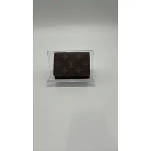 Pre-owned Louis Vuitton Leather Luxury Bags & Accessories Monogram Card Coin Holder Date Code: NODC04082608