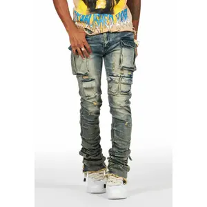 Gentry Tint Stacked Flare Jean