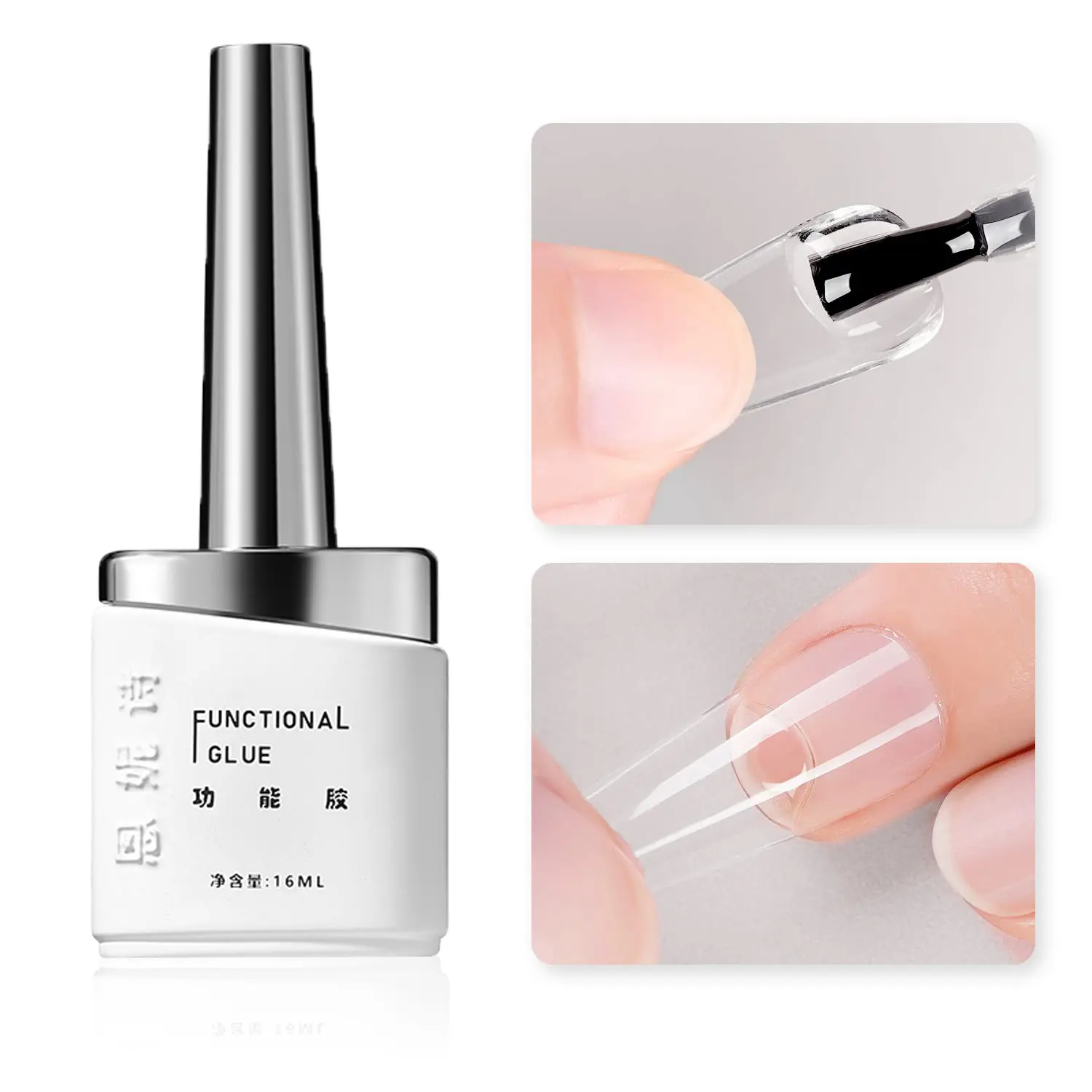 ANNIES Salon-Grade UV/LED Cured Nail Glue Gel for Press-On Tips & , Pain-Free 0-Burning Strong Long-Lasting Adhesive, Nail Supplies for Elegant Handmade Decorations,Salon Quality, Long Lasting 28+ Days, DIY Home Nail Art Essentials