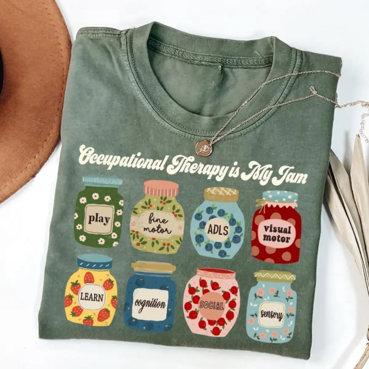 Occupational Therapy Shirt, OT Shirt, OTA Gift, Occupational Therapy Is My Jam, Pediatric OT