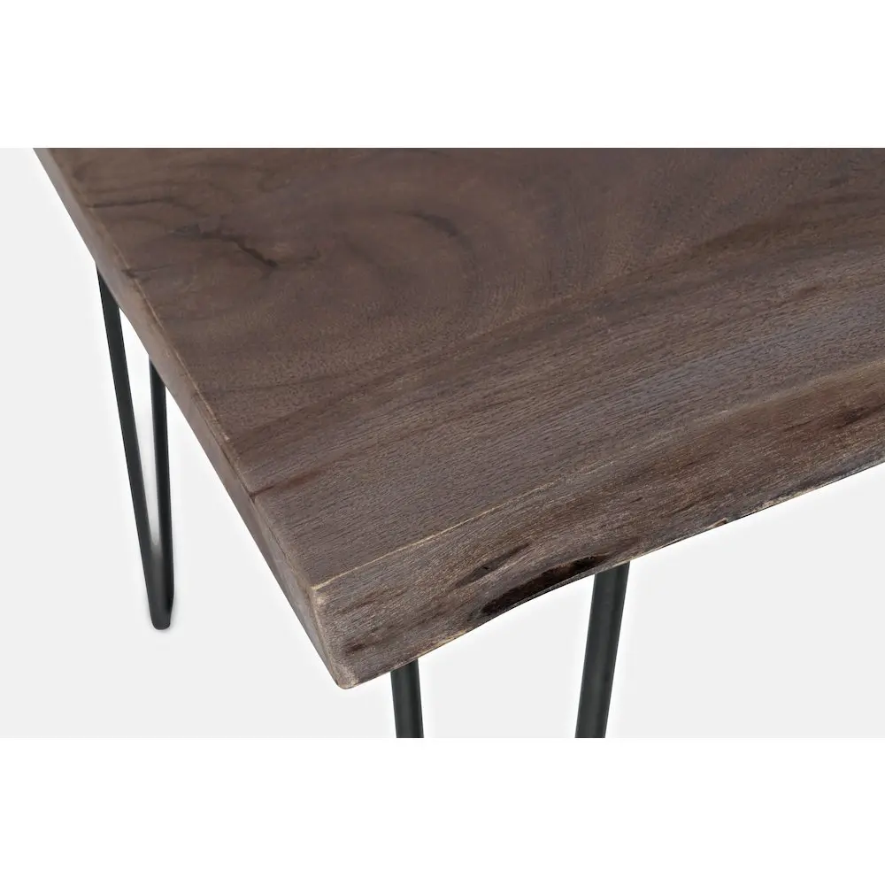 Nature's Edge 52'' L x 28'' D Rectangle Modern Solid Wood Live Edge Counter Height Indoor Dining Table - Natural Beauty