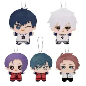 10cm New Blue Lock Plush Pendant KeyChain Yoichi Isagi Nagi Seishiro Mikage Reo Rin Itoshi Itoshi Sae Doll Toy Gift