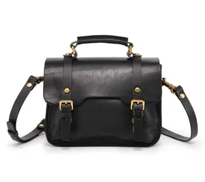 Old Trend Alder Mini Leather Satchel with Crossbody Strap