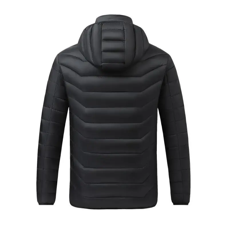 Men's Rechargeable Battery-Powered Heated Jacket with Hood(Battery Not Included) Men's Rechargeable Battery-Powered Heated Jacket with Hood(Battery Not Included)