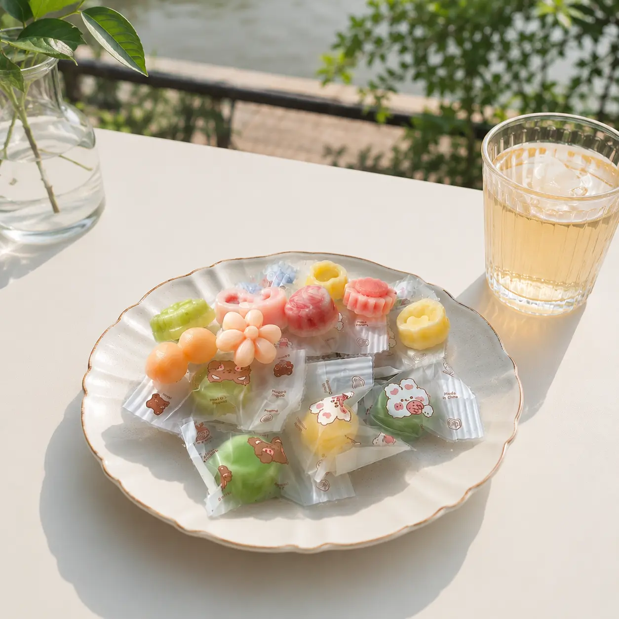 Wax Bottle Candy Gift,Pineapple Fragrance, 3.5 oz Box,Retro Mini Bottles Festival Treat Candy, Jelly Filled - TropicalMix Flavor Candy Juice Popular Wax Candy in fancy stylesfor Chewing,Sweet Bonbon Gift