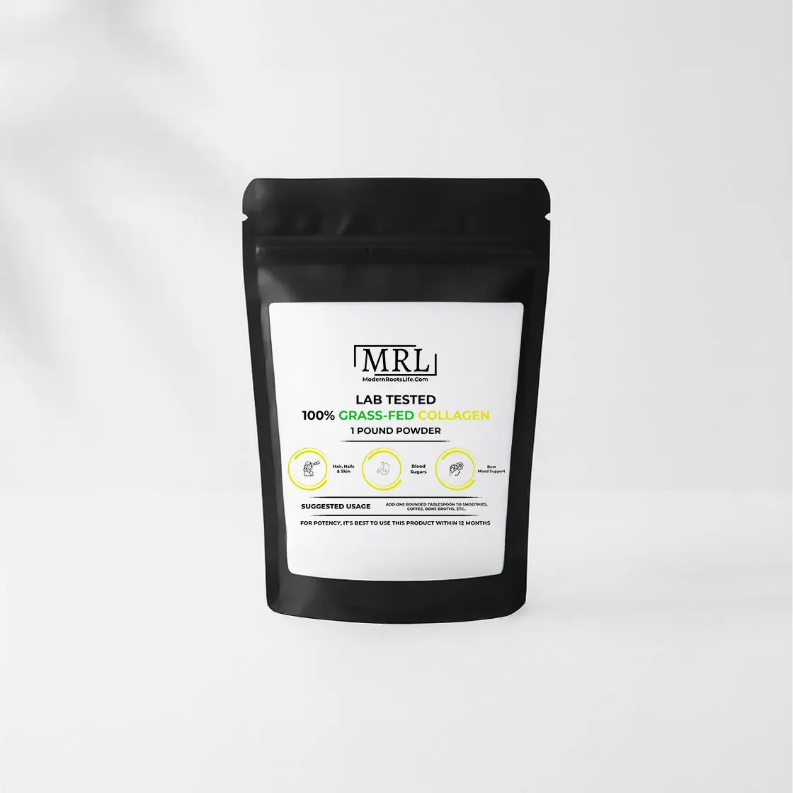 100% Grass Fed Collagen Peptide Protein Powder - Support for Gut, Skin, Eyes and Nails