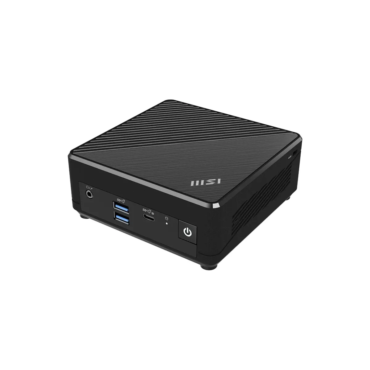 MSI Cubi N ADL-065US Mini Desktop Computer, Intel N200 1.0GHz, 4GB RAM, 128GB SSD, Windows 11 Pro, Black