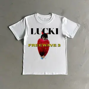 Lucki T-Shirt - Lucki Freewawe 3 Album Shirt - Rapper Tee - Lucki Merch Hip Hop Apparel Merch, Outfits for Rap fan XFH