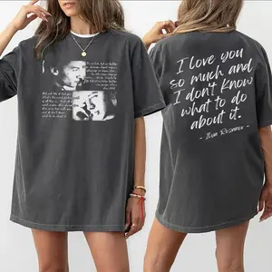 Rozanov I Love You So Much Quote 2-sided Shirt, Hockey Romance Book Sweatshirt, Movie Book Gift For Fan, Hollanov Couple Romance Book Pullover