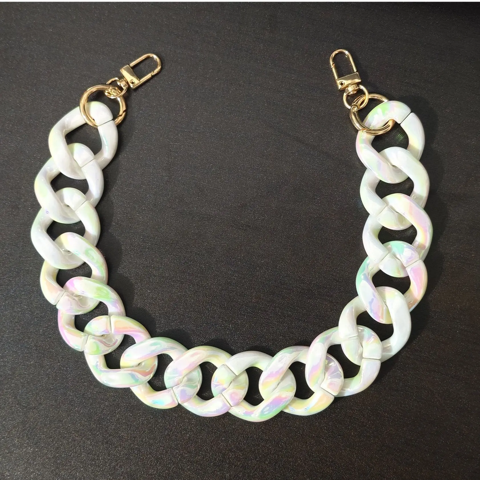 Acrylic Fashion Bag Chain Resin Chain Handmade Detachable Thick Chain Shoulder Strap Chain Bag Decoration Chain