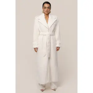 Ivory Warm Layers Oversize Coat
